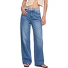 image:imageSidefeel Womens High Waisted Straight Leg Stretch JeansLight Blue