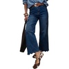 image:imageSidefeel Womens Straight Leg Floral Embroidered JeansBluing