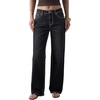 image:imageSidefeel Womens Wide Leg Jeans High Waisted Stretchy Jeans Denim PantsBlack