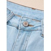 image:imageSidefeel Cropped Jeans for Women Wide Straight Leg Denim Stretch PantsB Sky Blue