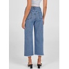 image:imageSidefeel Cropped Jeans for Women Wide Straight Leg Denim Stretch PantsSky Blue