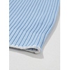 image:imageSidefeel Womens Fall Dresses V Neck Ribbed Knit Tank Mini Date Night DressSky Blue and White