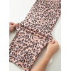 image:imageSidefeel Wide Leg Jeans for Women High Waisted Stretchy Ankle Denim PantsPink Leopard
