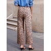 image:imageSidefeel Wide Leg Jeans for Women High Waisted Stretchy Ankle Denim PantsPink Leopard