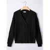 image:imageSidefeel Cardigan Sweaters for Women Long Sleeve Wrap V Neck Fall OutfitsBlack