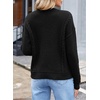 image:imageSidefeel Cardigan Sweaters for Women Long Sleeve Wrap V Neck Fall OutfitsBlack