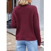 image:imageSidefeel Cardigan Sweaters for Women Long Sleeve Wrap V Neck Fall OutfitsBurgundy