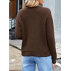 image:imageSidefeel Cardigan Sweaters for Women Long Sleeve Wrap V Neck Fall OutfitsCoffee