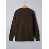image:imageSidefeel Womens 3D Floral Long Sleeve V Neck Open Front Cardigan SweatersCoffee