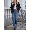 image:imageSidefeel Womens Button Up Floral Cardigan SweatersBlack
