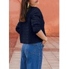 image:imageSidefeel Womens Button Up Floral Cardigan SweatersNavy Blue