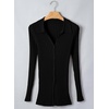 image:imageSidefeel Womens Cardigan Sweaters V Neck Long Sleeve Lightweight SweatersBlack