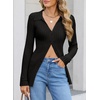 image:imageSidefeel Womens Cardigan Sweaters V Neck Long Sleeve Lightweight SweatersBlack