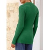 image:imageSidefeel Womens Cardigan Sweaters V Neck Long Sleeve Lightweight SweatersGreen