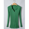 image:imageSidefeel Womens Cardigan Sweaters V Neck Long Sleeve Lightweight SweatersGreen