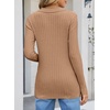 image:imageSidefeel Womens Cardigan Sweaters V Neck Long Sleeve Lightweight SweatersKhaki