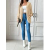 image:imageSidefeel Womens Oversized Cardigan Sweaters Boho Lightweight SweaterBeige