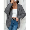 image:imageSidefeel Womens Oversized Cardigan Sweaters Boho Lightweight SweaterGrey