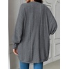 image:imageSidefeel Womens Oversized Cardigan Sweaters Boho Lightweight SweaterGrey