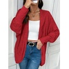 image:imageSidefeel Womens Oversized Cardigan Sweaters Boho Lightweight SweaterRed