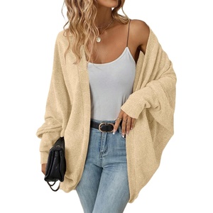 image:imageSidefeel Womens Oversized Cardigan Sweaters Boho Lightweight SweaterBeige