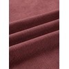 image:imageSidefeel Corduroy Pants Women Wide Leg High Waisted Drawstring Baggy PantsBrick Red
