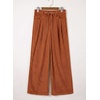 image:imageSidefeel Corduroy Pants Women Wide Leg High Waisted Drawstring Baggy PantsCaramel Orange