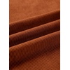 image:imageSidefeel Corduroy Pants Women Wide Leg High Waisted Drawstring Baggy PantsCaramel Orange