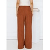 image:imageSidefeel Corduroy Pants Women Wide Leg High Waisted Drawstring Baggy PantsCaramel Orange