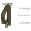 image:imageSidefeel Corduroy Pants Women with Pockets 2026 Fall ClothesArmy Green