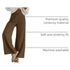 image:imageSidefeel Corduroy Pants Women with Pockets 2026 Fall ClothesBrown