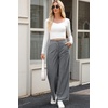image:imageSidefeel Corduroy Pants Women with Pockets 2026 Fall ClothesGrey