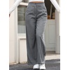 image:imageSidefeel Corduroy Pants Women with Pockets 2026 Fall ClothesGrey