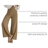 image:imageSidefeel Corduroy Pants Women with Pockets 2026 Fall ClothesKhaki