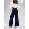 image:imageSidefeel Corduroy Pants Women with Pockets 2026 Fall ClothesNavy Blue
