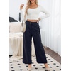 image:imageSidefeel Corduroy Pants Women with Pockets 2026 Fall ClothesNavy Blue