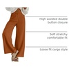 image:imageSidefeel Corduroy Pants Women with Pockets 2026 Fall ClothesOrange
