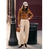 image:imageSidefeel Womens Drawstring Corduroy Barrel PantsApricot