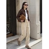 image:imageSidefeel Womens Drawstring Corduroy Barrel PantsApricot