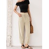 image:imageSidefeel Womens Drawstring Corduroy Barrel PantsApricot