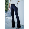 image:imageSidefeel Womens Elastic Waist Flare Corduroy Pants Small Blue