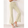 image:imageSidefeel Womens High Waisted Ruffle Flare Corduroy PantsApricot