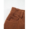 image:imageSidefeel Womens High Waisted Ruffle Flare Corduroy PantsGold Flame