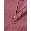 image:imageSidefeel Womens High Waisted Ruffle Flare Corduroy PantsViolet