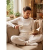 image:imageSidefeel Womens Ruffle Mock Neck Pullover SweatersWhite