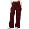 image:imageSidefeel Womens Casual High Waist Wide Leg Corduroy PantsBurgundy