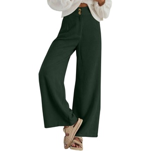 image:imageSidefeel Corduroy Pants Women with Pockets 2026 Fall ClothesDark Green