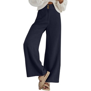 image:imageSidefeel Corduroy Pants Women with Pockets 2026 Fall ClothesNavy Blue