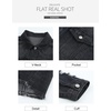 image:imageSidefeel Denim Jacket for Women Cropped Jean Jacket Trendy ShacketA Black