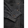 image:imageSidefeel Women Denim Shirts Oversized Long Sleeve Button Down Blouse TopGray